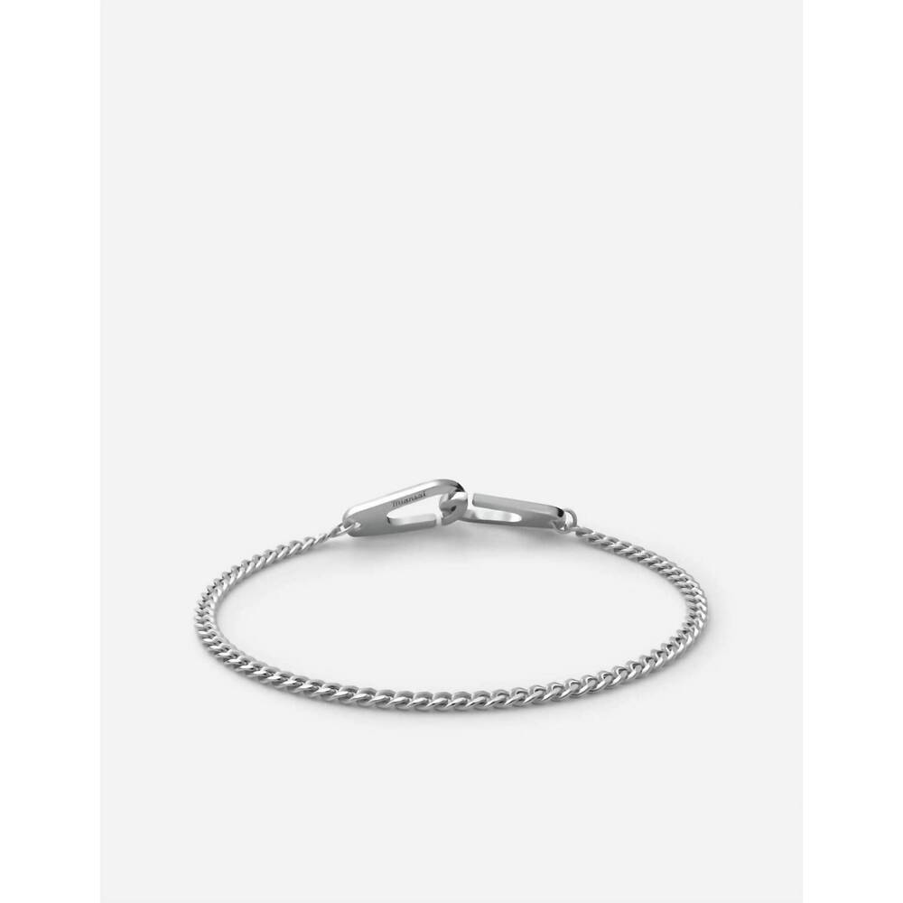 NEW MIANSAI men's small dima pull bracelets in polished silver